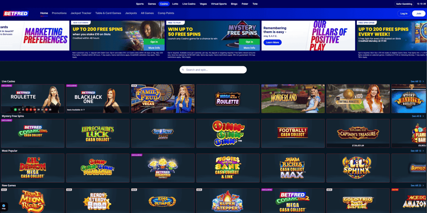 Betfred Casino